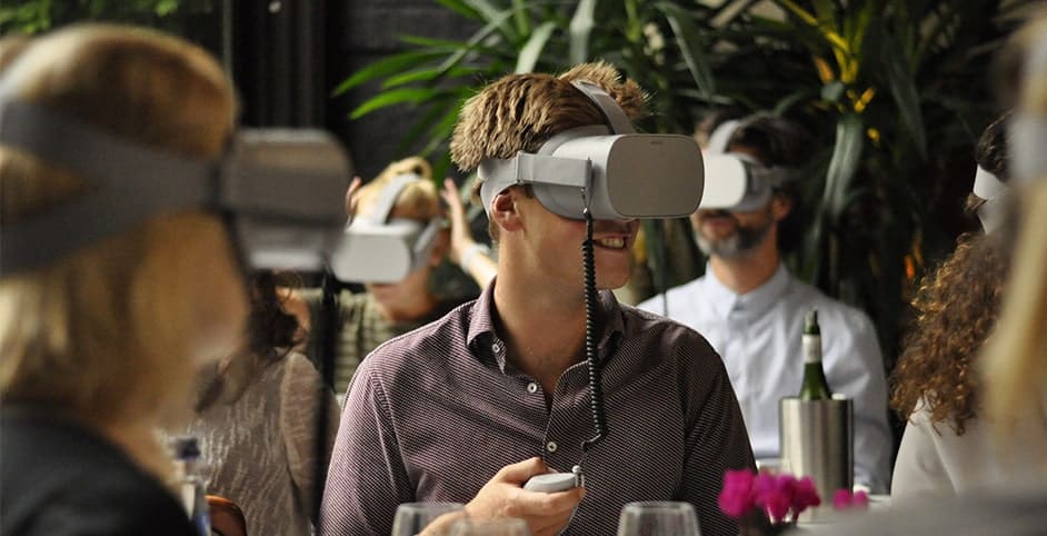 Virtual reality bedrijfsuitje diner Den Bosch